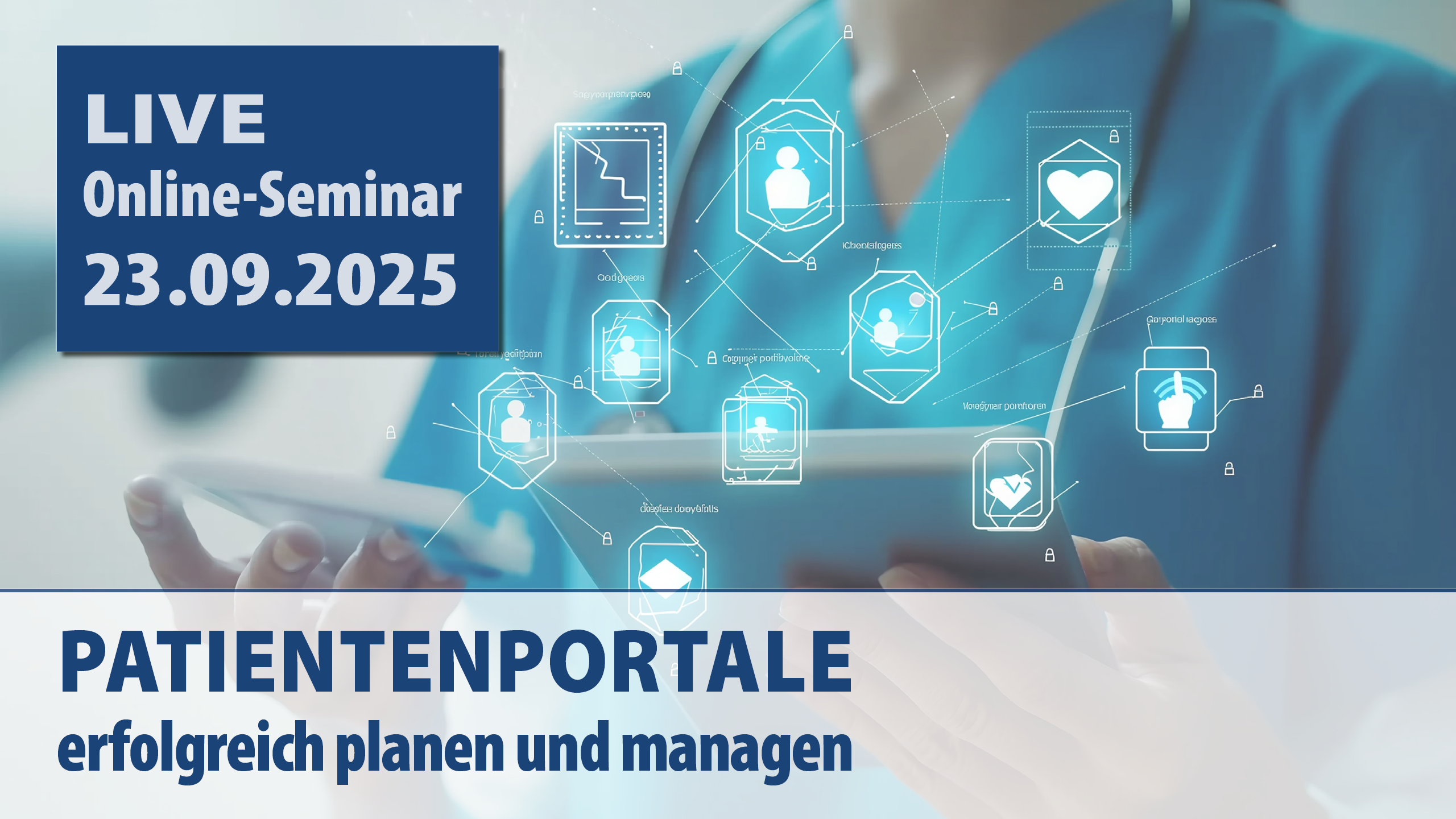 Header der Patientenportale-Veranstaltung